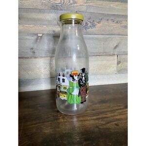 Vintage Sherwood Brands Cow-lectable Milk Bottle Glass Milk for Santa 1 Quart